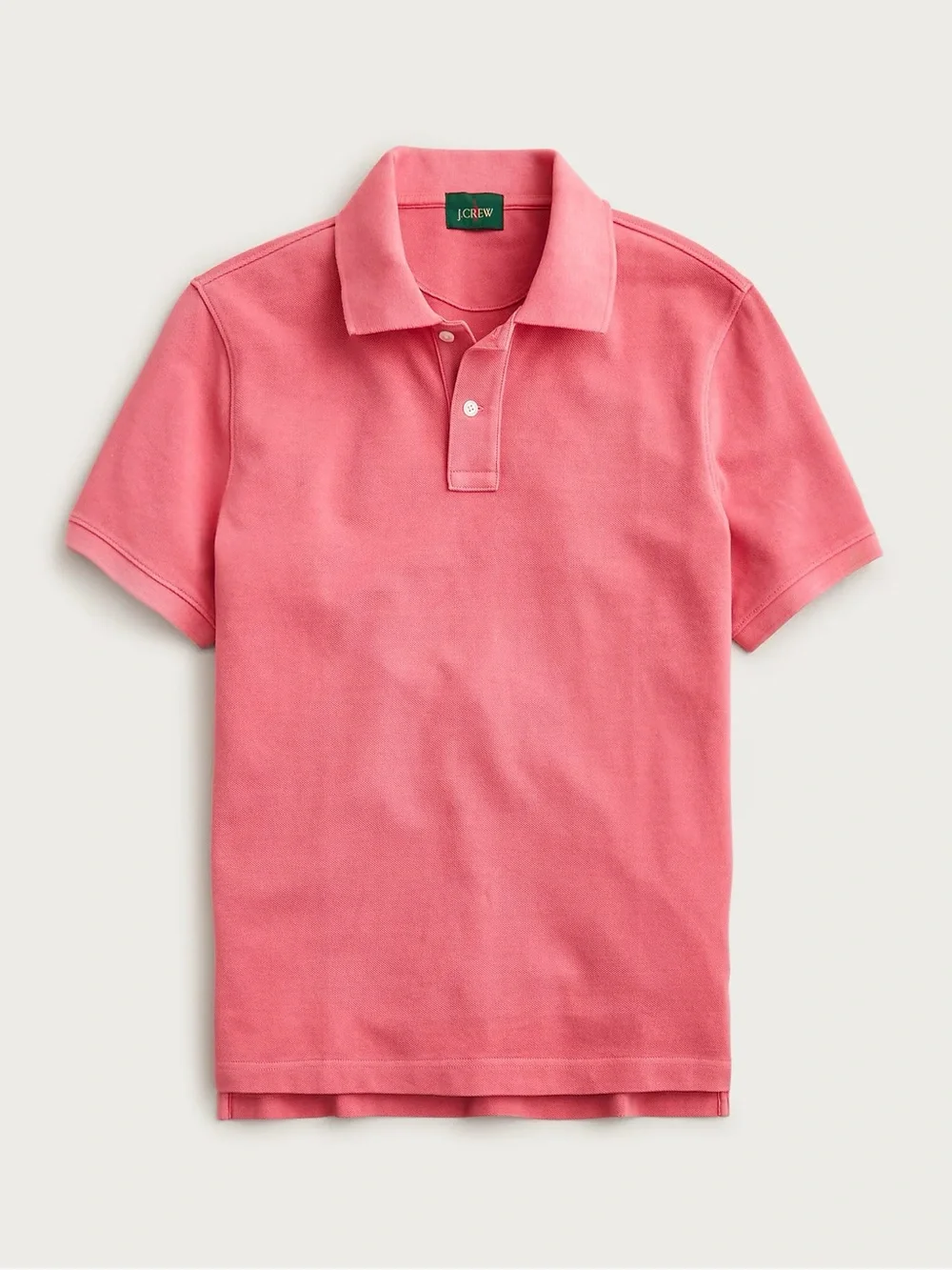 J. Crew Bubblegum Pink Short-Sleeve Polo